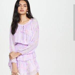 LoveShackFancy Popover Mini Dress